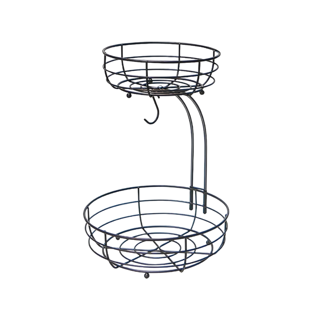 Auledio Iron 2-Tier Countertop Fruit Vegetables