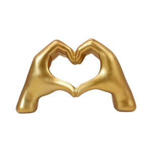 Home Decor Heart Hand Connected