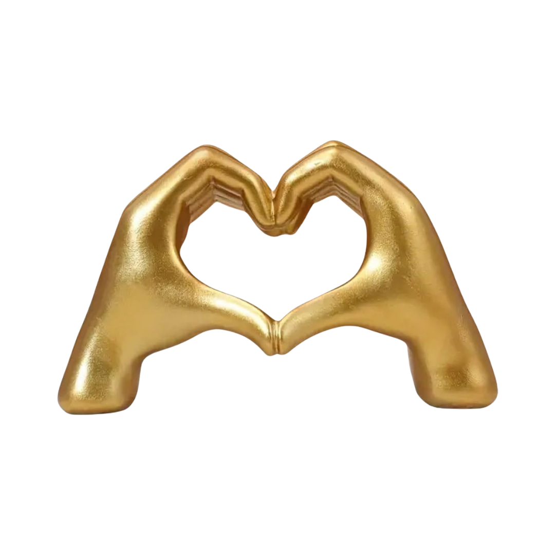 Home Decor Heart Hand Connected